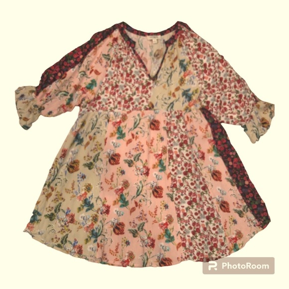 UMGEE Floral Boho Dress Oversized - Size Small - Picture 5 of 9